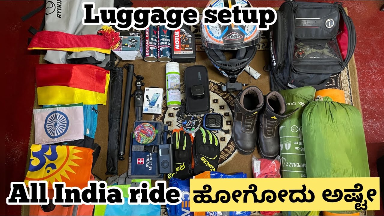 Last luggage set up | To K2k ride |