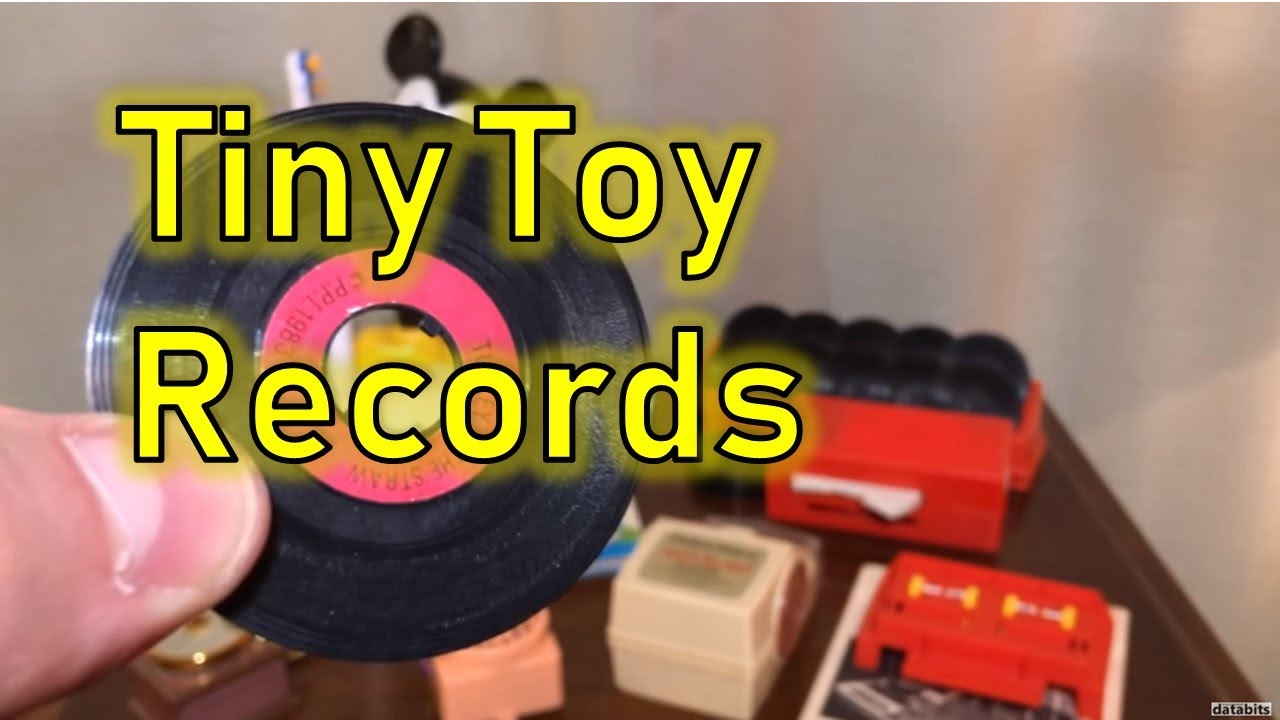 I Found 70s/80s Mini Record Players - Tiny Records Actually Play!