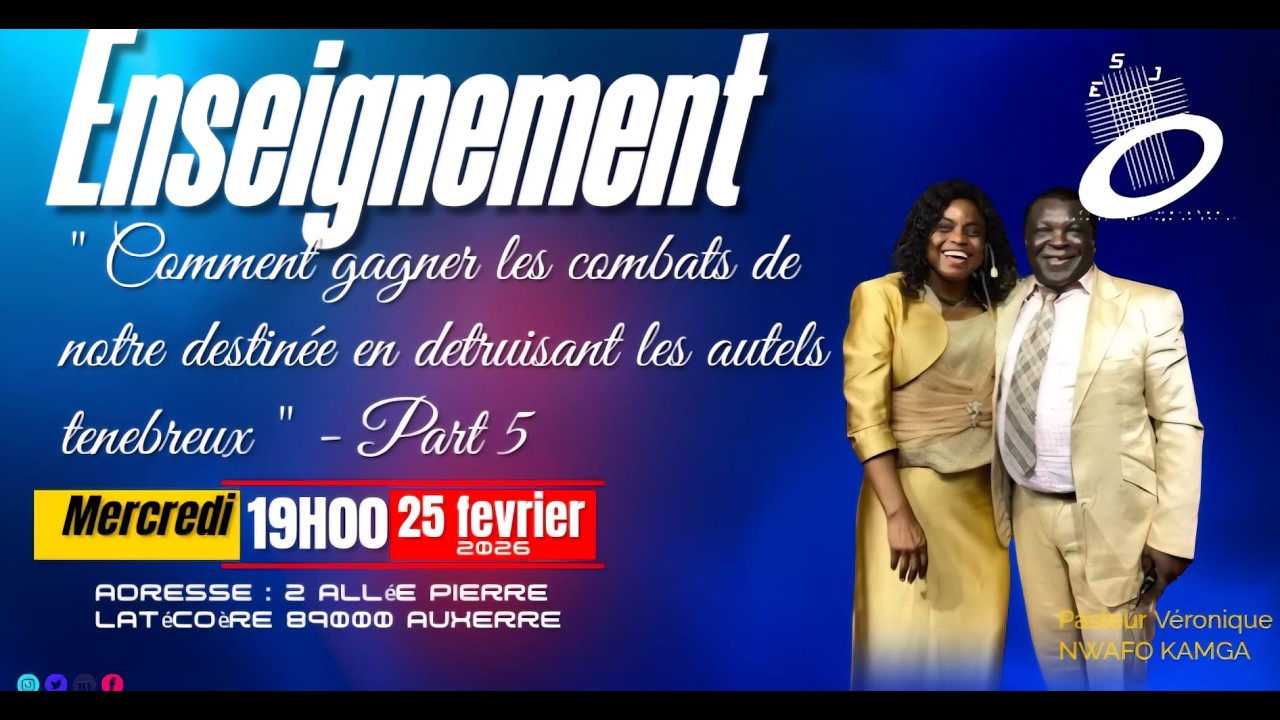 Enseignement : Comment gagner les combats 6 avec Pasteur Véronique Nwafo Kamga
