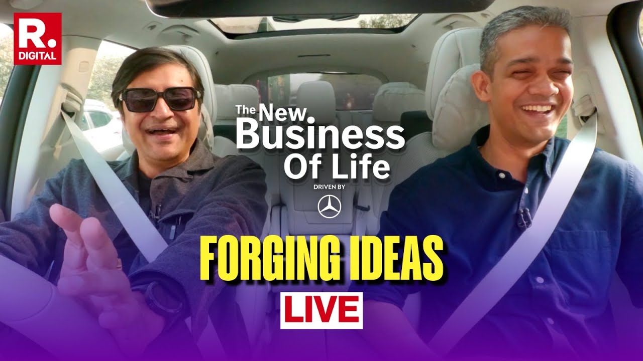 Arnab Goswami and Rahul Singh Of IdeaForge Share Entrepreneurship Lessons On a Mercedes Benz Drive