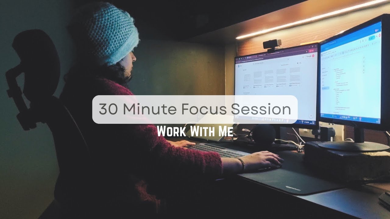 30-Minute Deep Focus Session | Work With Me | Lofi (No Breaks)