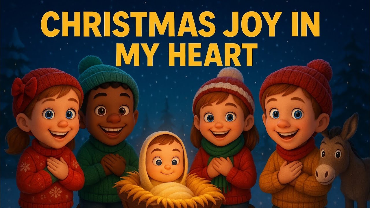 ⭐ CHRISTMAS JOY IN MY HEART! | Kids Christmas Worship Song | Christian Christmas Music for Children 