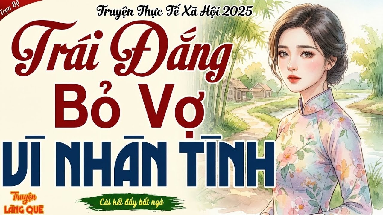 Cực Hay - Truyện Đời Nghe Mà Thấm： TRÁI ĐẮNG CHỒNG BỎ VỢ VÌ TÌNH NHÂN - Kể Truyện Đêm Khuya