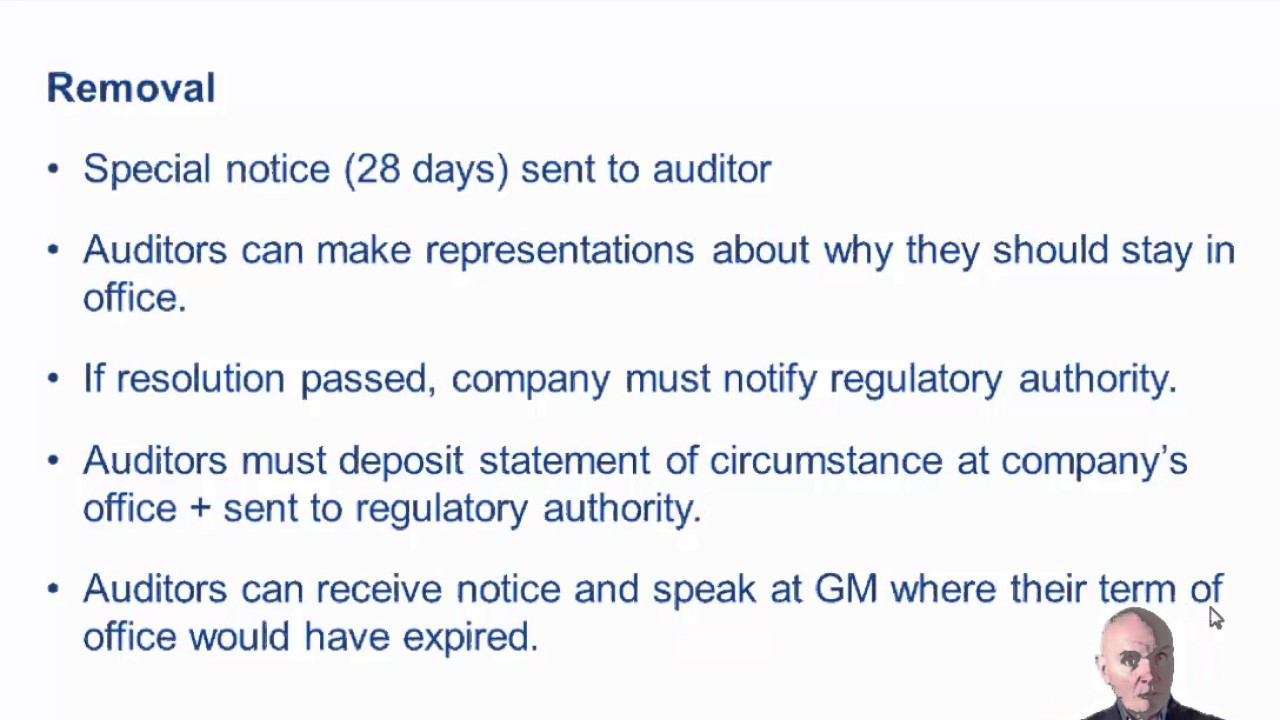 ACCA F8 Auditors&rsquo; Rights, Appointment, Removal, Resignation and Regulation
