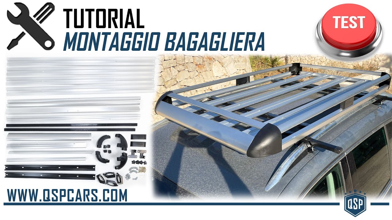 Montaggio Cestello Portapacchi Auto in Alluminio | Assemblaggio Tutorial QSPCARS | QualitySpCars