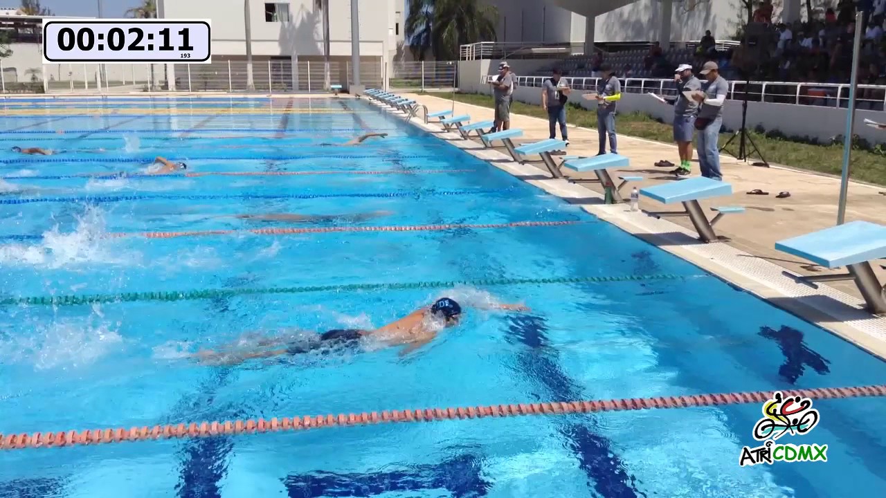 Chequeo 400 mts natación, rumbo a Olimpiada Nacional de Triatlón 2017