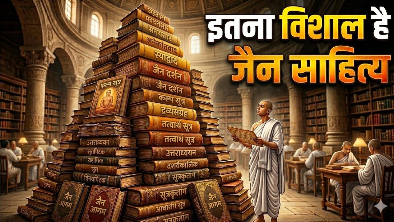 Jain Literature Explained | Canonical and Non-Canonical Jain Literature | Jain Sahitya Complete |
