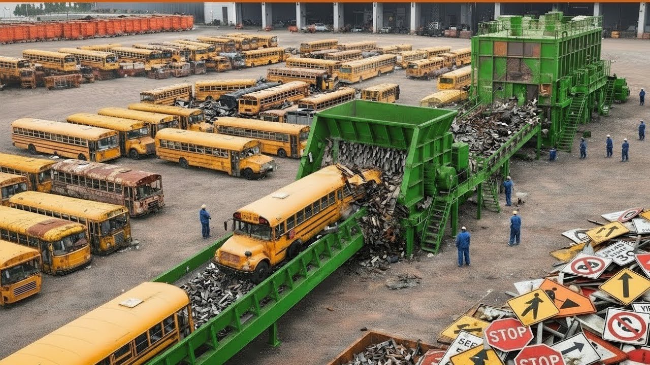How Millions of Abandoned Buses Are Reborn Into Brand-New Machines!
