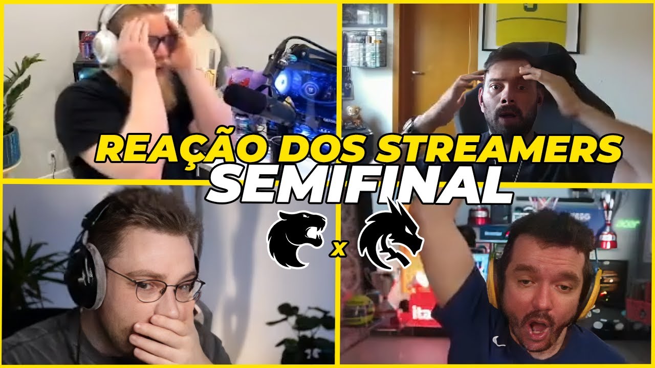 REAÇÃO DOS STREAMERS GRINGOS E BR SEMIFINAL! FURIA x SPIRIT - IEM KRAKÓW ( GAU, OHNEPIXEL, FL0MS.. )