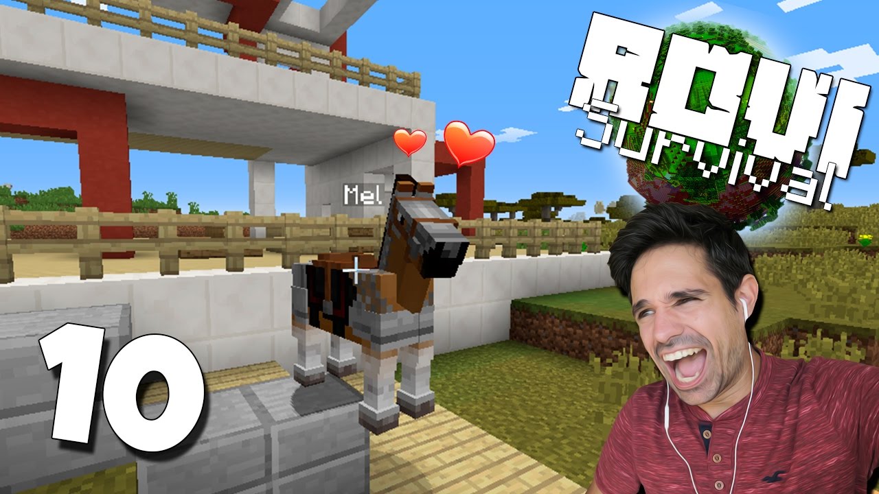 LA SUERTE DE ROVI Y MEL EL CABALLO | Rovi Survival Minecraft | Episodio 10