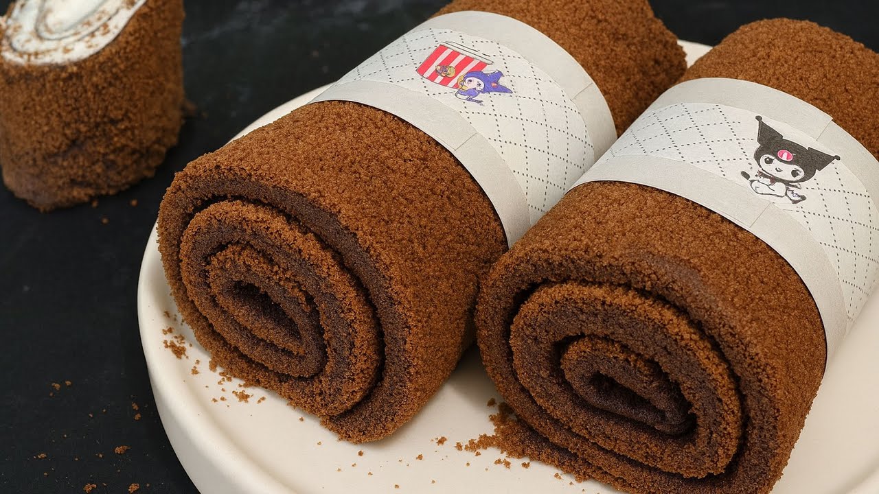 Japanese Chocolate Crepe Roll Cake | Soft, Thin & Bakery‑Style Crepes