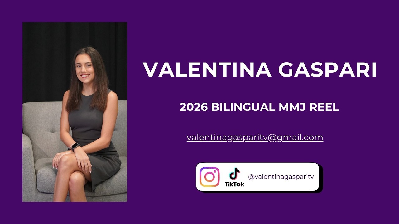 Valentina Gaspari Bilingual Reporter Reel 2026