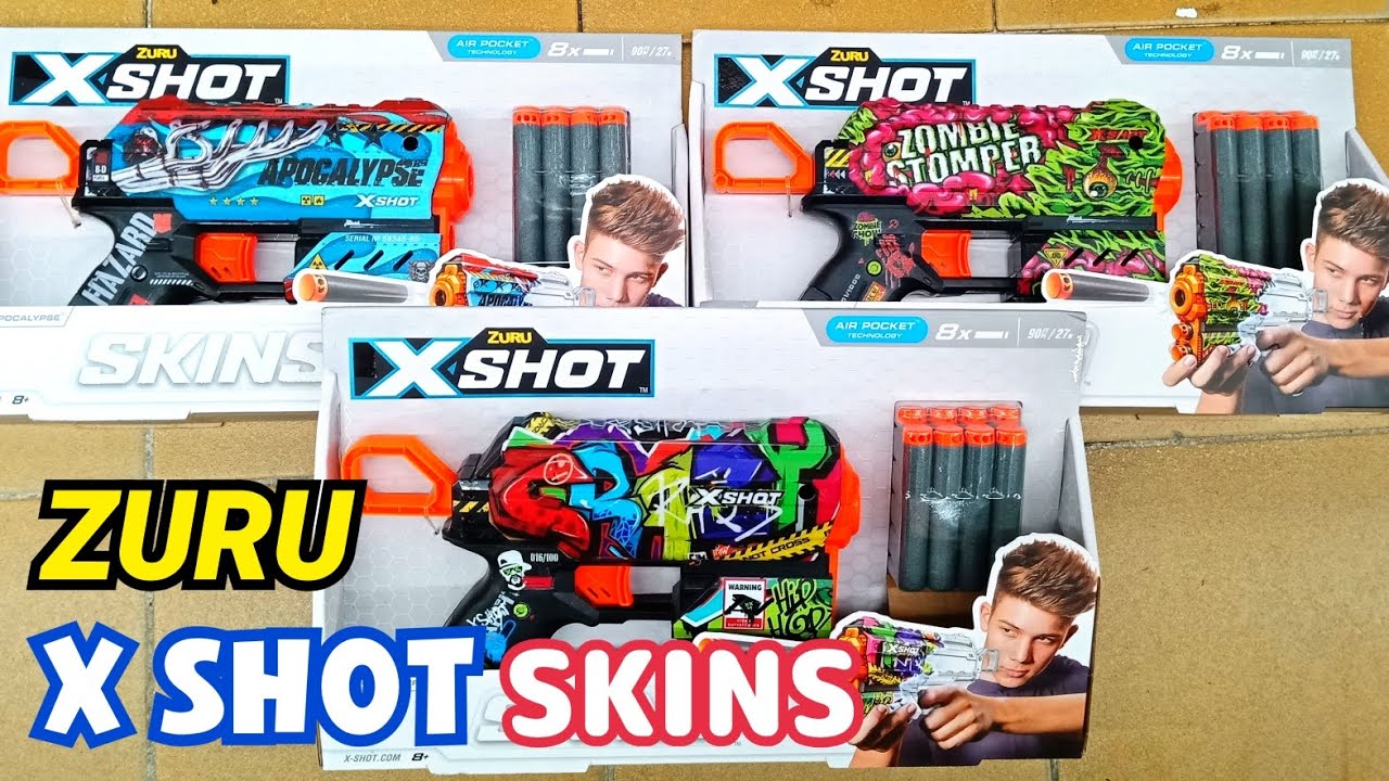 ZURU X SHOT SKINS COLLECTION - MAINAN TEMBAK TEMBAKAN