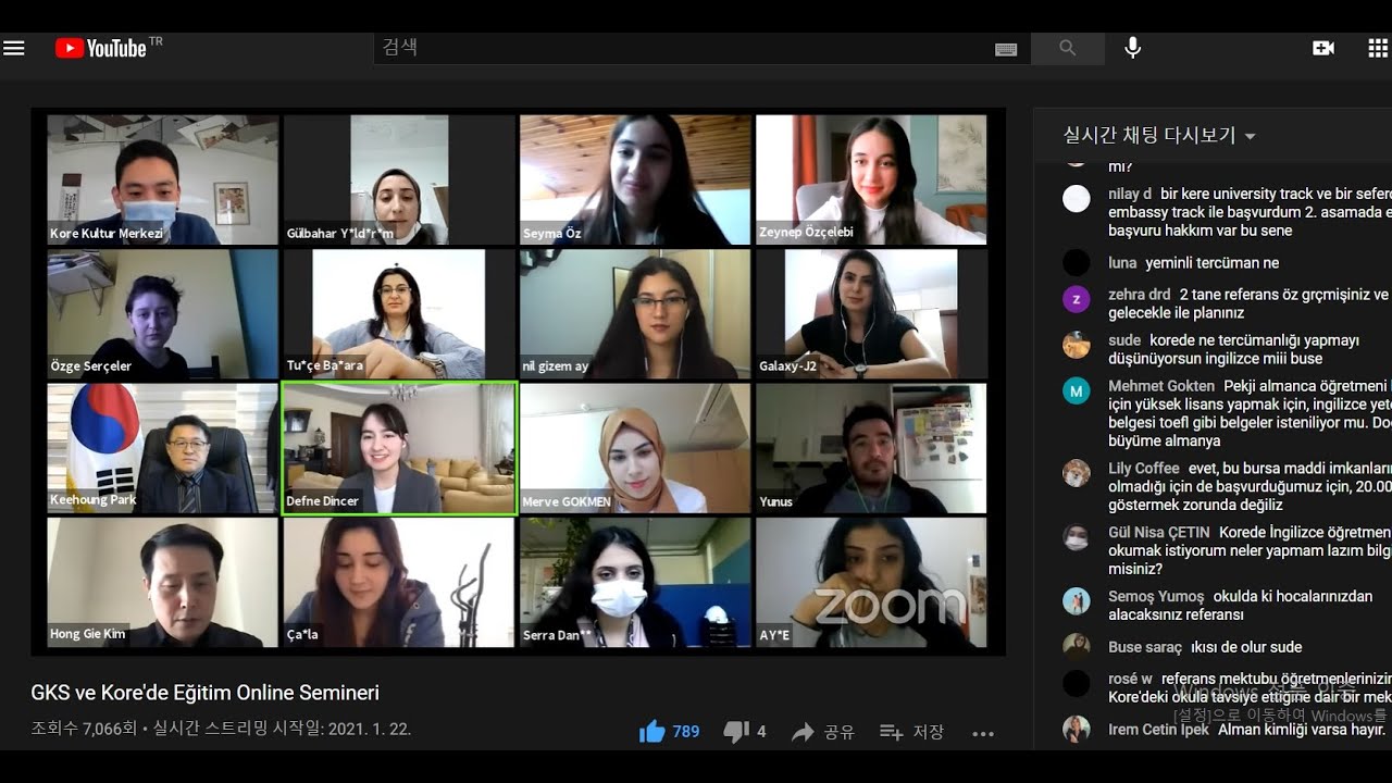 GKS ve Kore'de Eğitim Online Semineri
