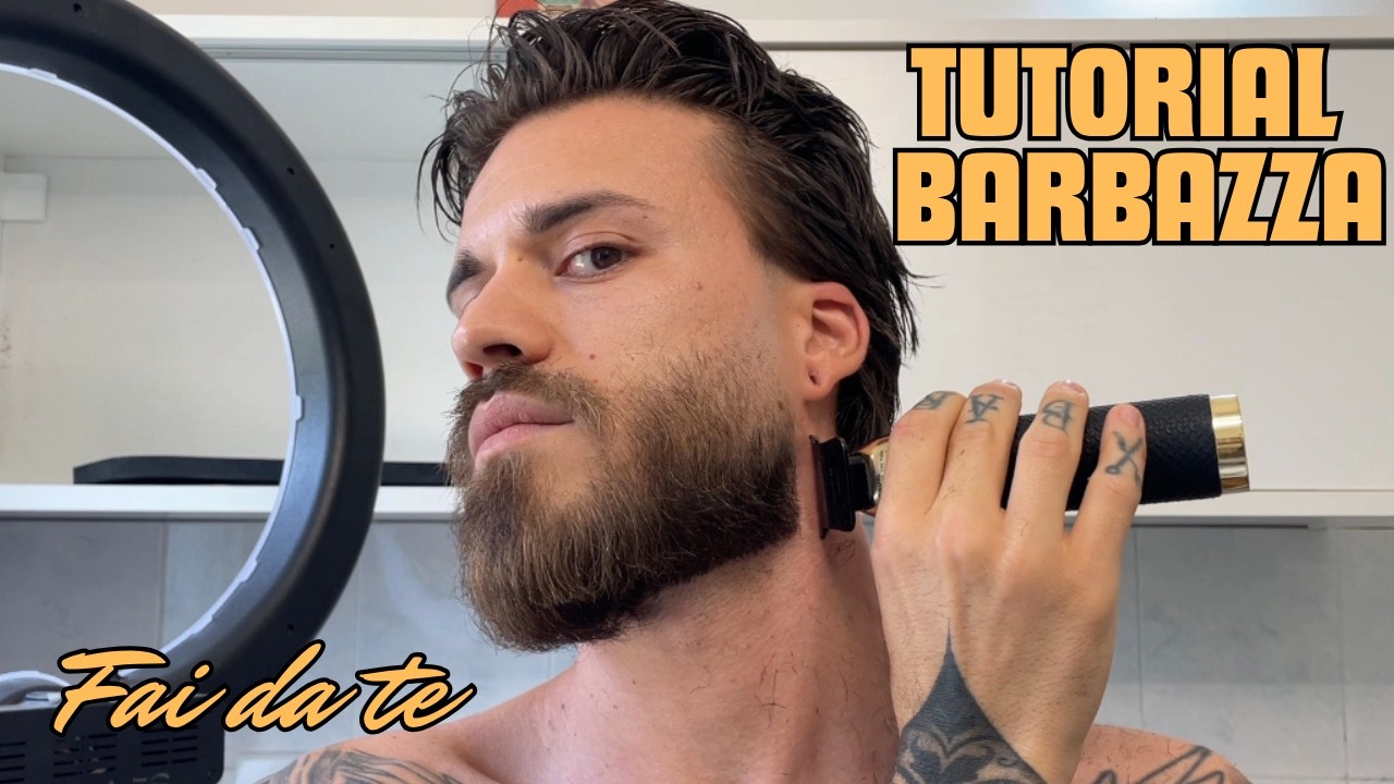 Accorciarsi la barba sfumatura beard trim SELFCUT 