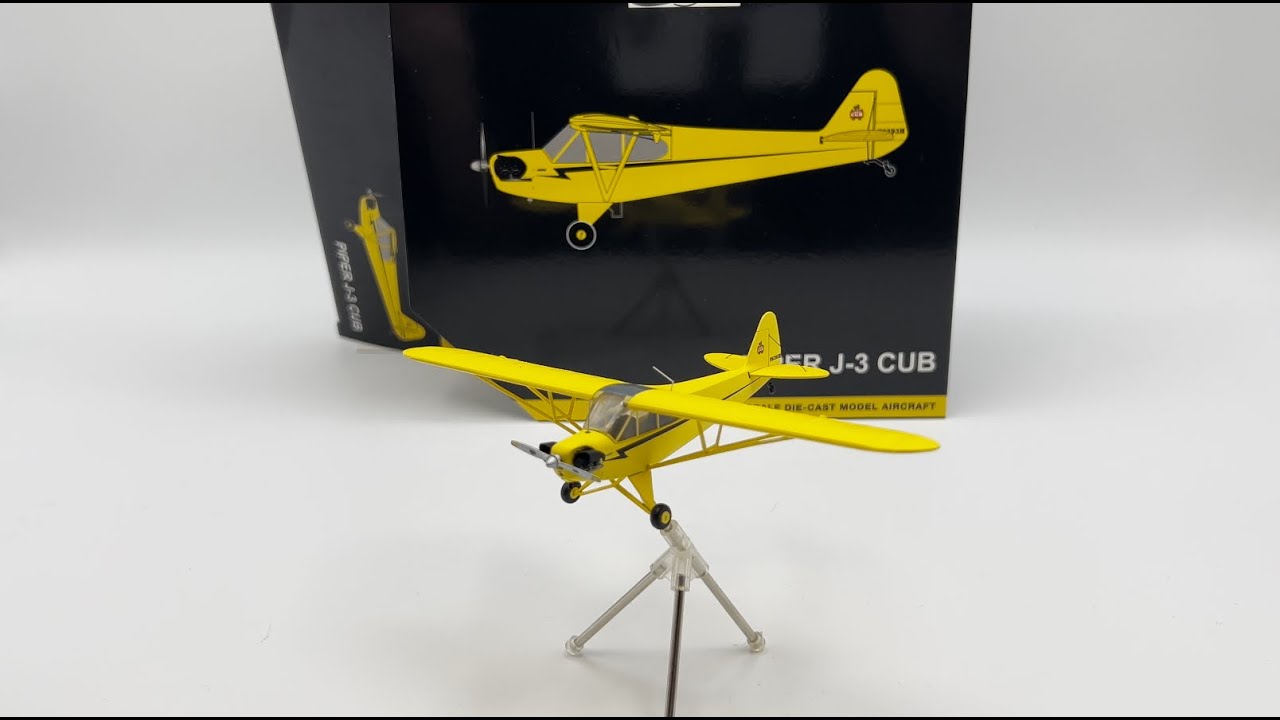 Gemini Jets General Aviation Piper J-3 Cub в масштабе 1:72 GGPIP014: Распаковка