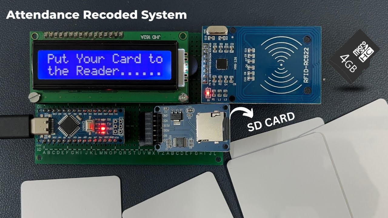 DIY RFID Attendance System with Arduino & SD Card Logging | Full Build & Code Tutorial