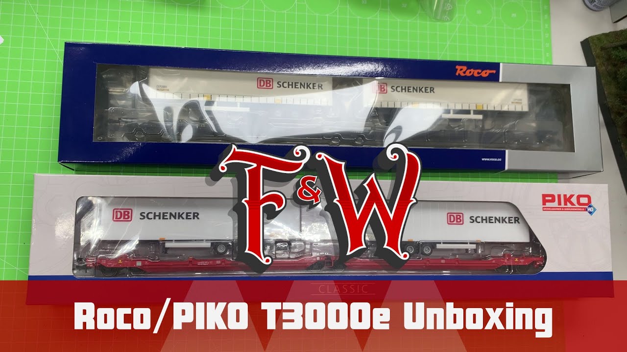 F&W119: Unboxing Roco/PIKO T3000e