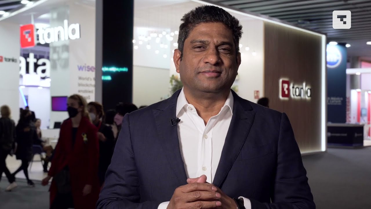 Tanla's Founder Chairman & CEO, Uday Reddy at MWC22 Barcelona