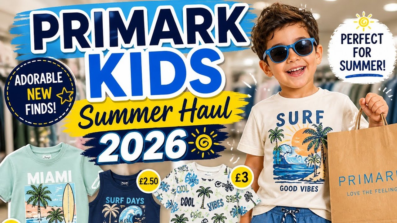 Primark Kids Summer Haul 2026 | Adorable New Finds