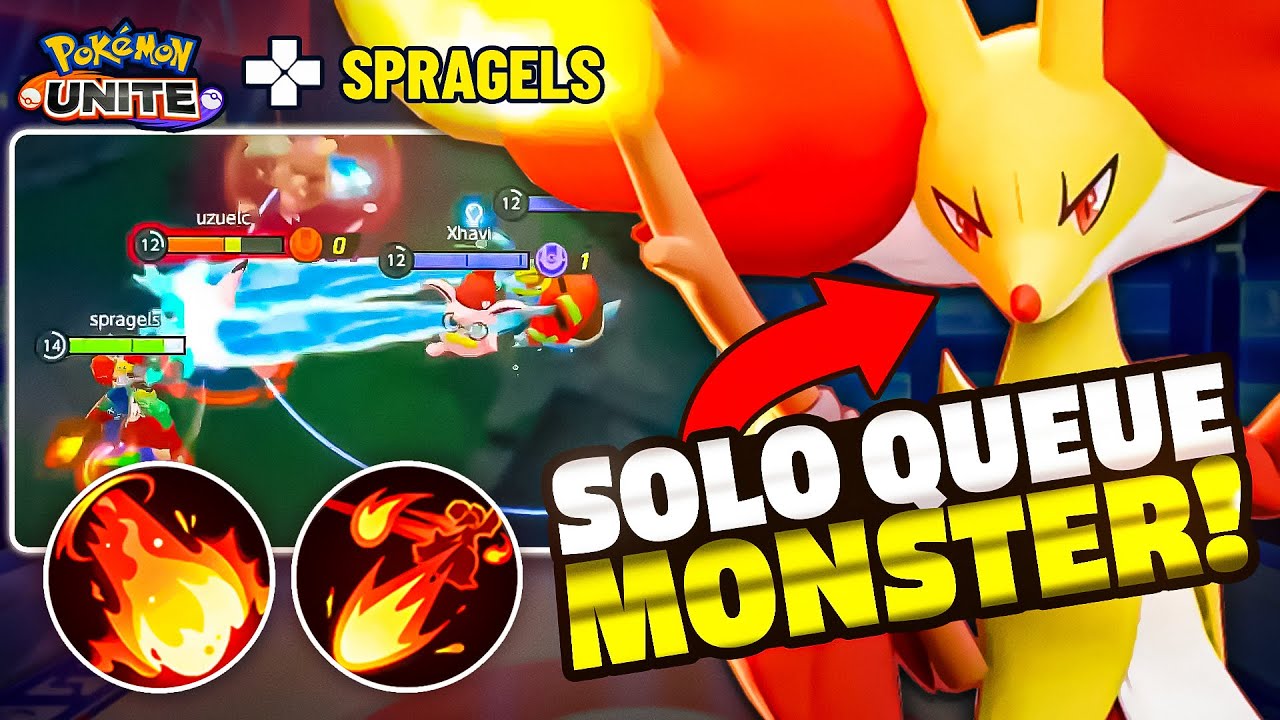 The OG SOLO QUEUE DEMON Delphox Build | Pokemon Unite