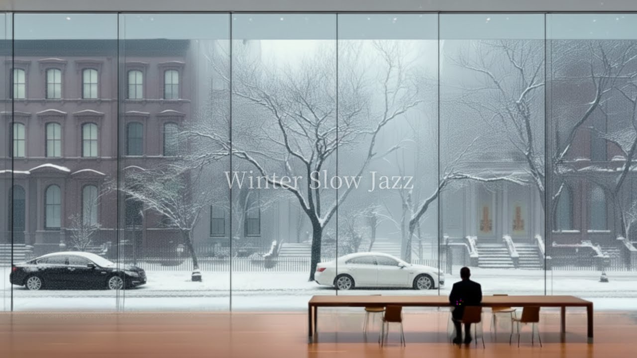 [playlist] A Quiet Winter Café Overlooking a Snowy Street