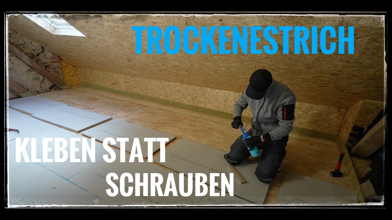 Knauf Gifafloor Hugo Trockenerstrich mit Nut und Feder ohne schrauben!
