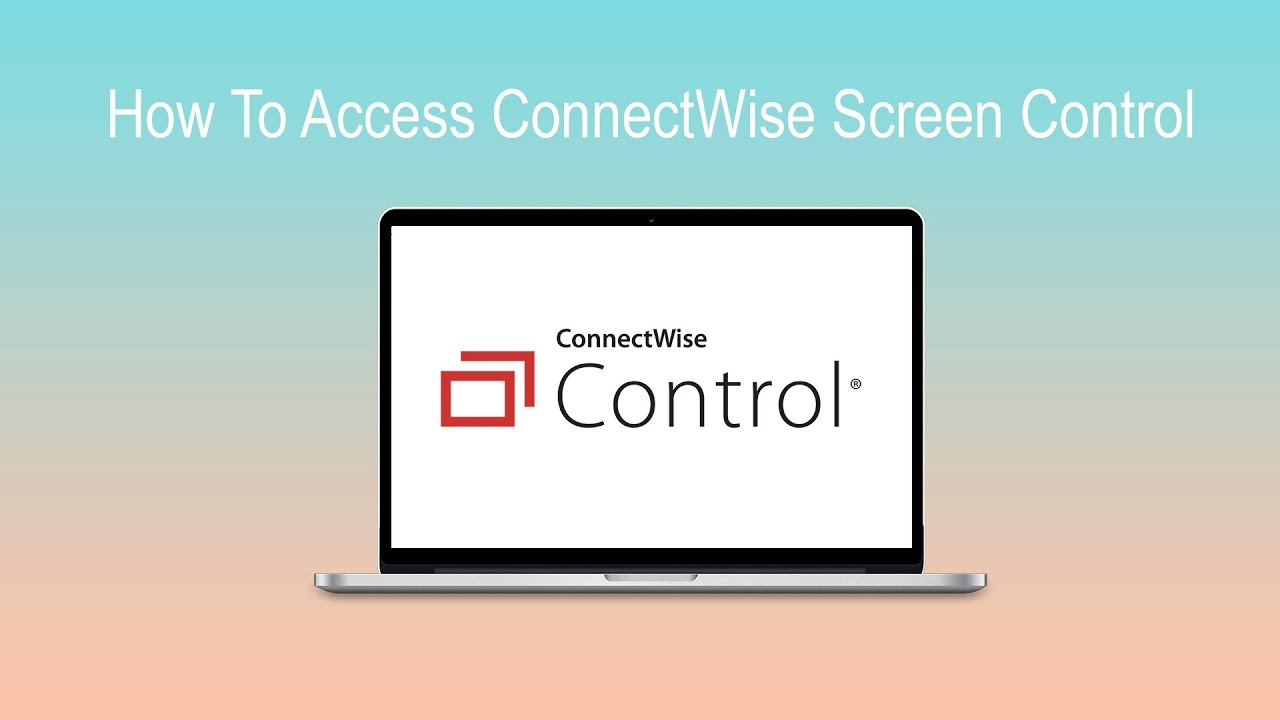 How To Access ConnectWise Screen Control!