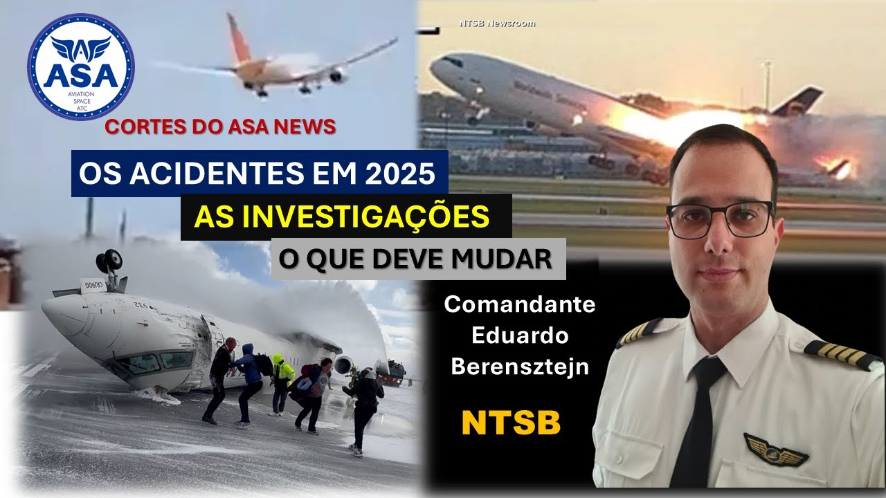 ACIDENTES em 2025 | AS INVESTIGAÇÕES | Cortes do ASA News