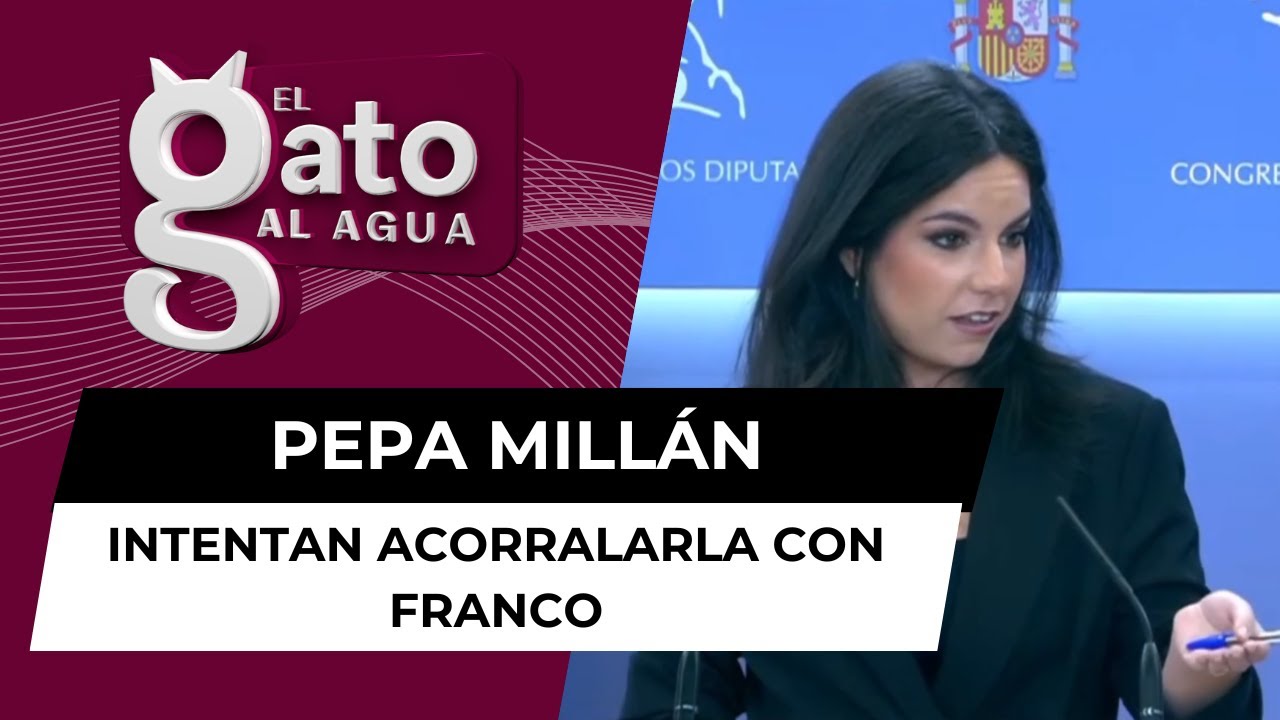 Pepa Millán pone en su sitio a un periodista que intenta acorralarla con Franco