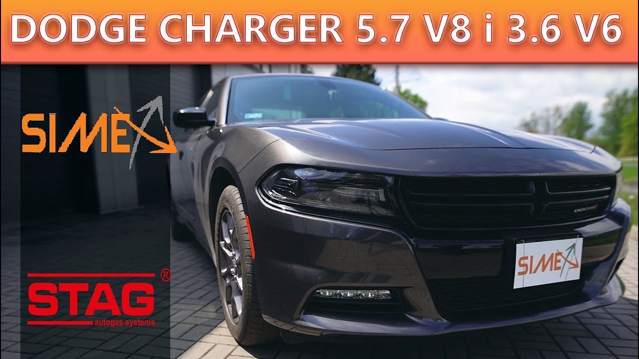 DODGE CHARGER 5.7 V8 377KM, 3.6 V6 300KM Montaż instalacji gazowej w SIMEX Instalacja LPG STAG QMAX