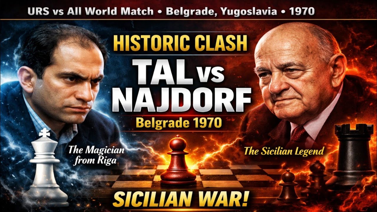 Historic Clash: Tal vs Najdorf, Belgrade 1970