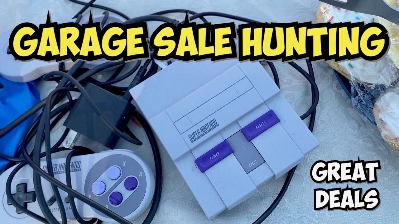Garage Sale Hunting - Video Games | Nintendo SNES Mini, 3DS, Xbox 360, PS3 and More