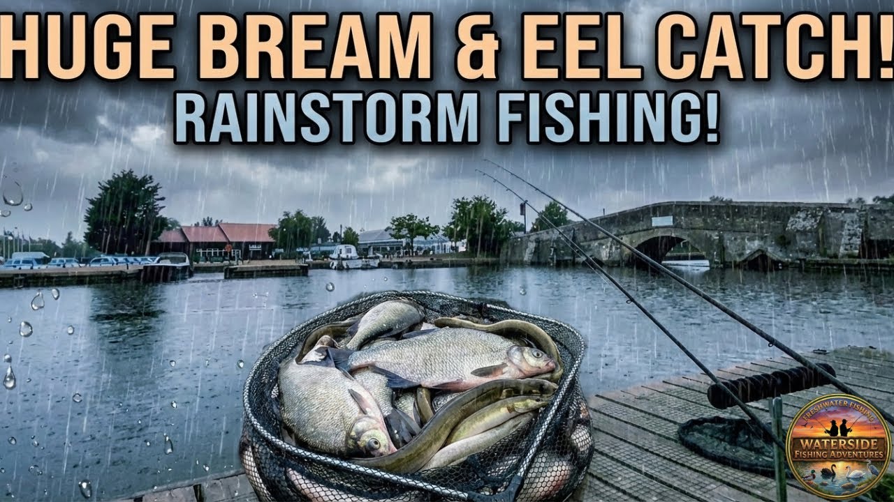 FISHING POTTER HEIGHAM IN A STORM ⛈️🎣 | Big Bream & Big Eels | Challenging River Sport