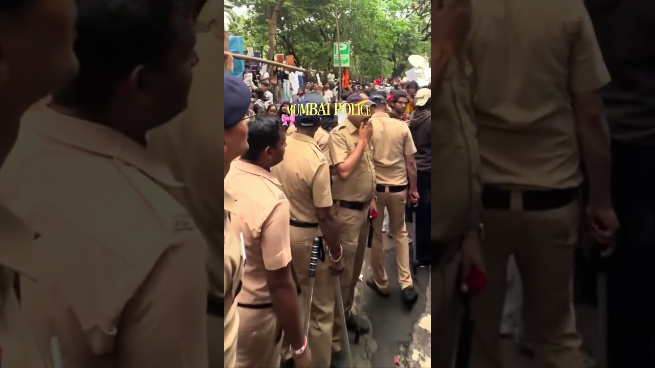 Mumbai CJP Protest | Protest Ka Poora Scene 🔥 | Ground Report | Mumbai Police 💗