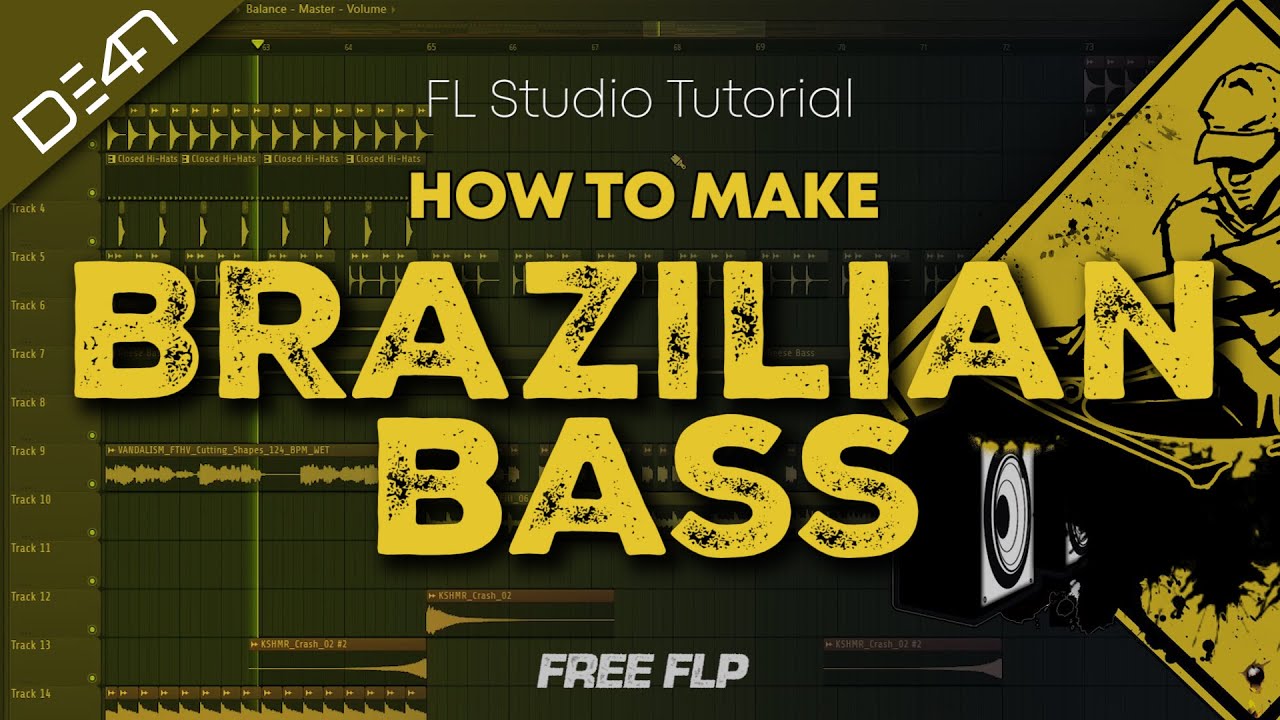 HOW TO MAKE BRAZILIAN BASS - FL Studio Tutorial (+FREE FLP)