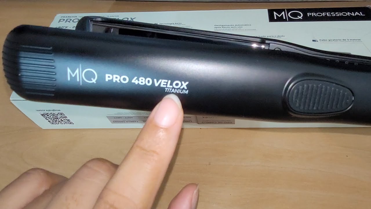 prancha mq pro 480 velox titanium resenha em cabelo crespo