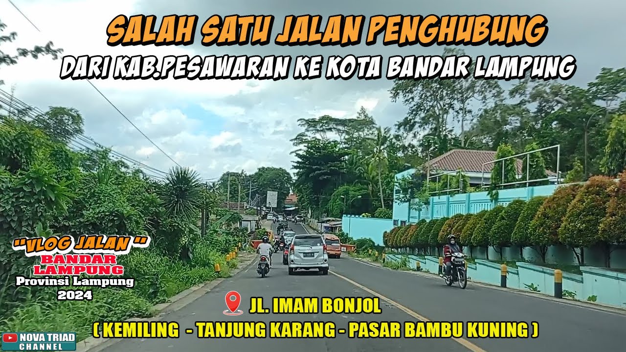 JALAN PENGHUBUNG KAB.PESAWARAN DENGAN KOTA BANDAR LAMPUNG || VLOG ||