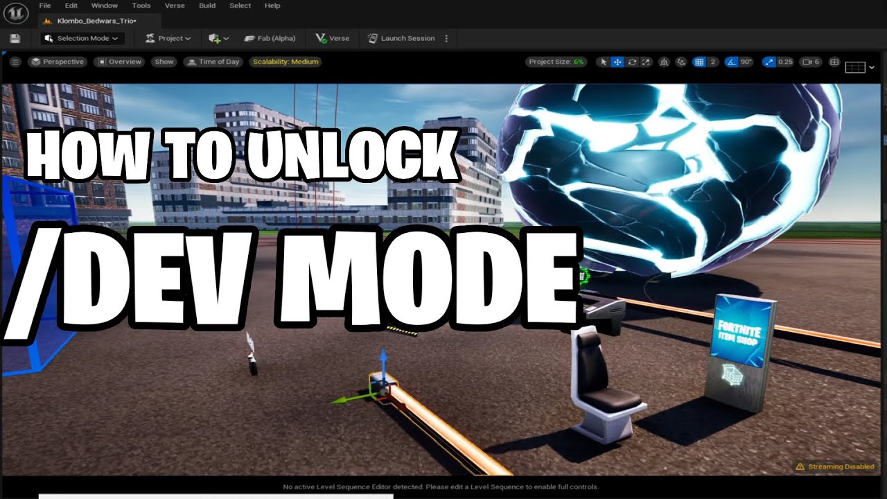 How to unlock Dev Mode in UEFN! #dev #uefn #fortnite #creative #tutorial