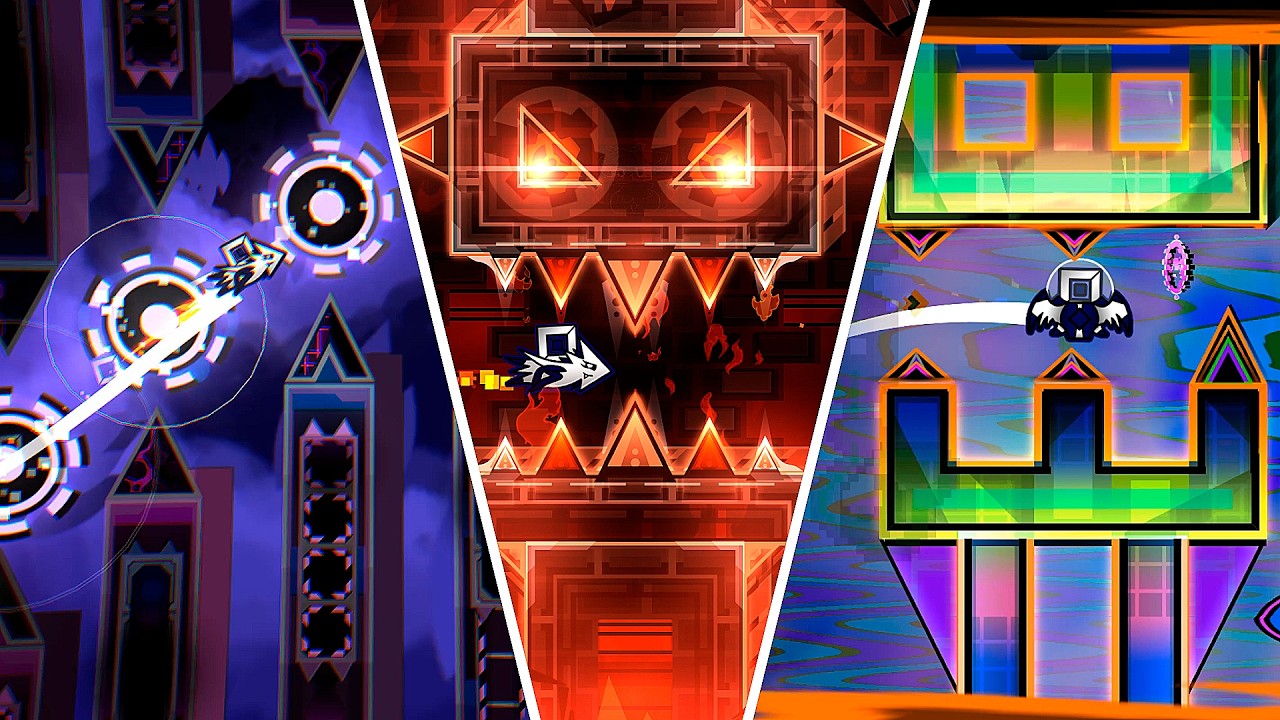 НОВЫЙ ТОП-10 самых сложных уровней Extreme Demon &mdash; Geometry Dash