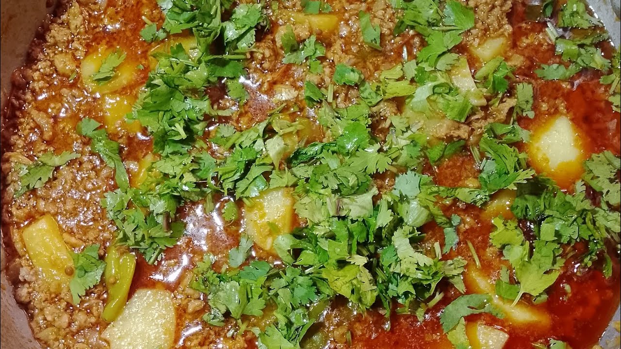 Aloo keema recipe by km tasty food Beef keema tasty quick easy recipe 