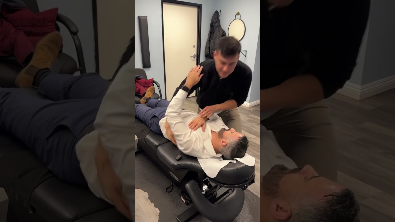 He’s a politician and campaigning in Irvine, so I cracked him at CleanSpine❤️
