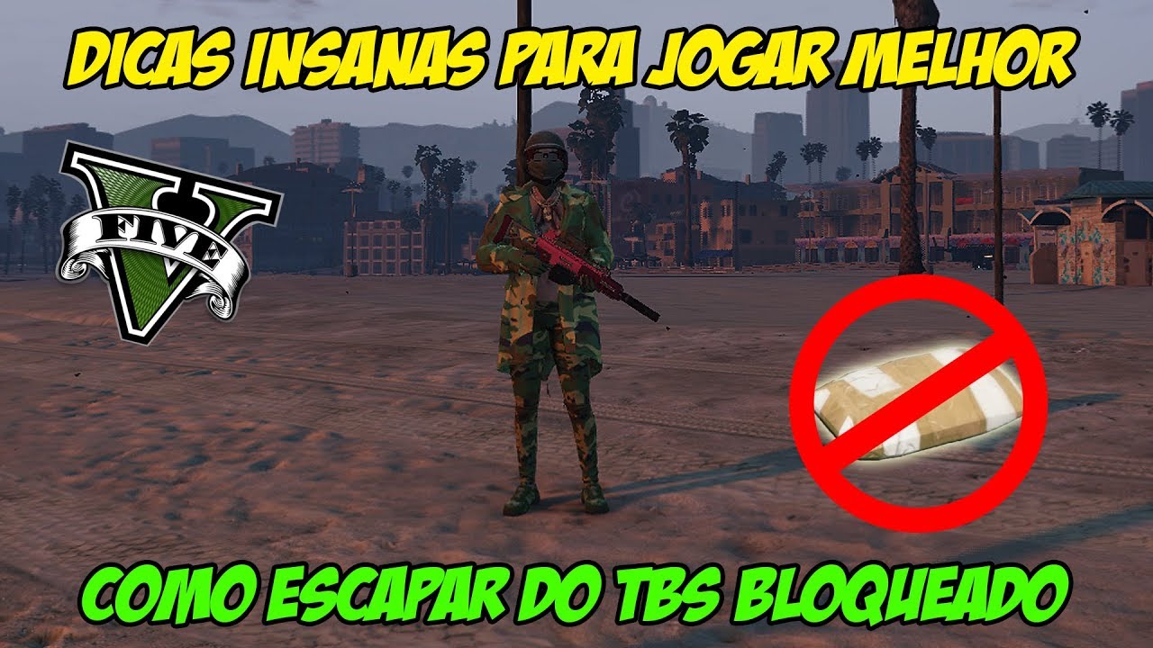 GTA 5 - DICAS DE COMO ESCAPAR DE PLAYER COM TBS BUGADO - SOBREVIVENDO A APELAÇÃO