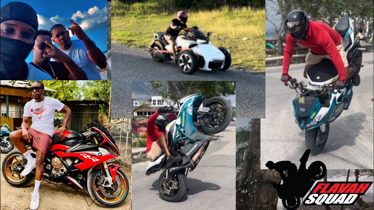Flavah_squad All island road tour bike life 🌴🌴🌴