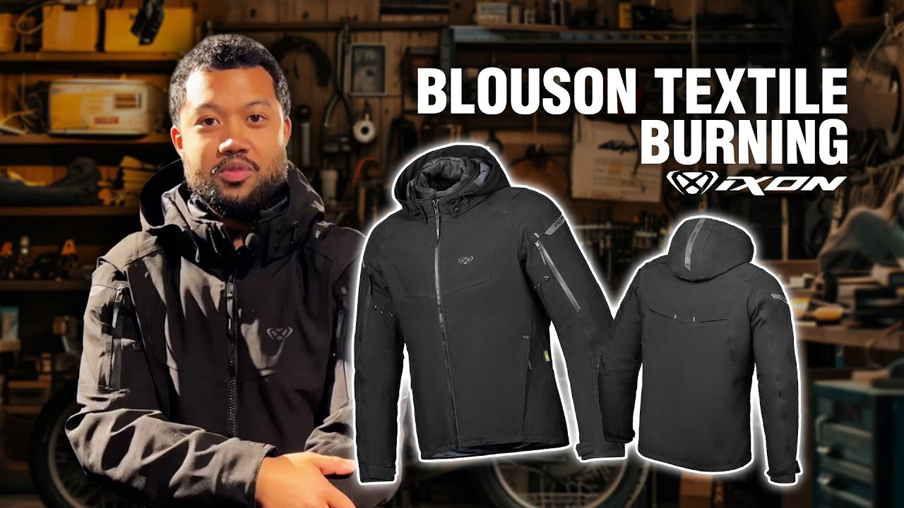 Test du blouson textile Ixon Burning par Jean-Olivier de Moto Axxe Strasbourg