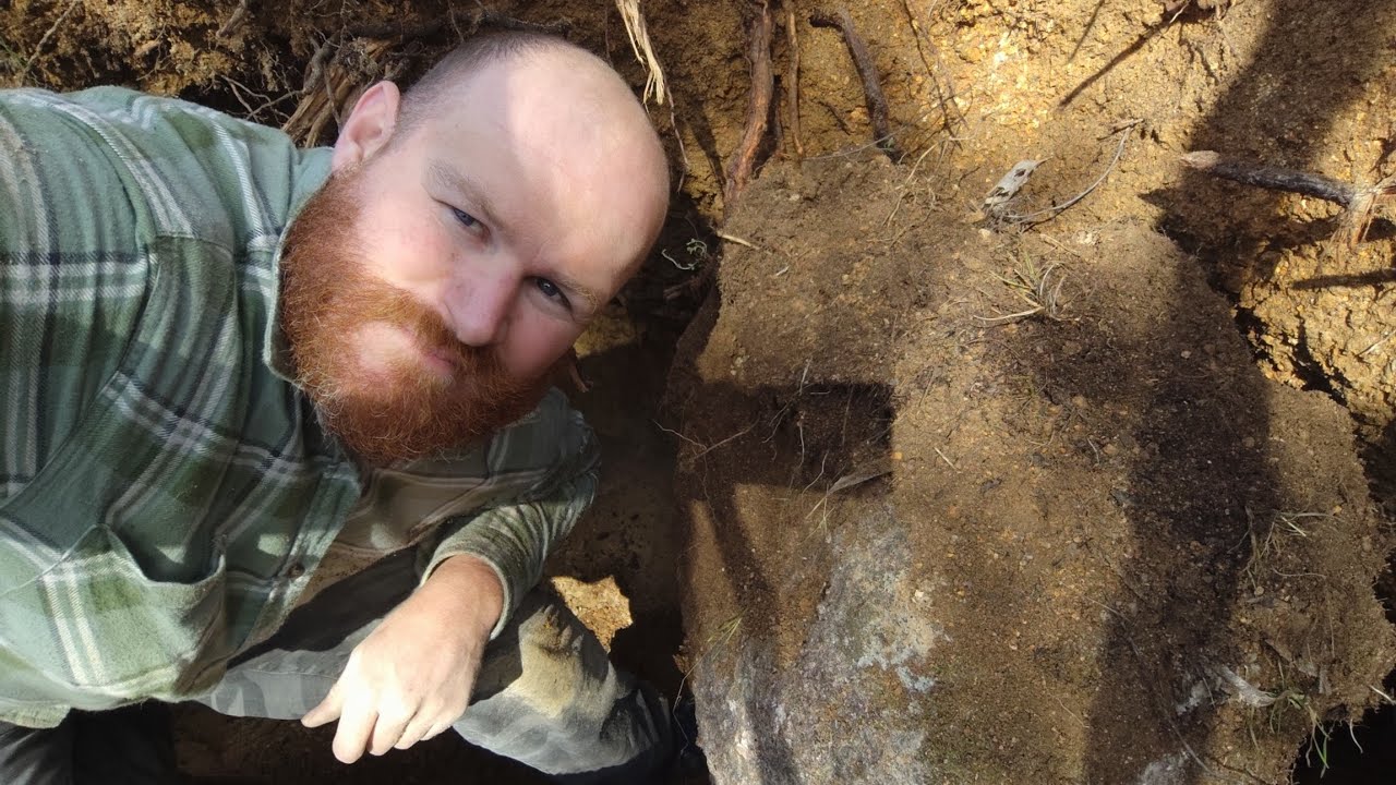 We explore a new area crystal hunting and I have a close call with a widow maker.