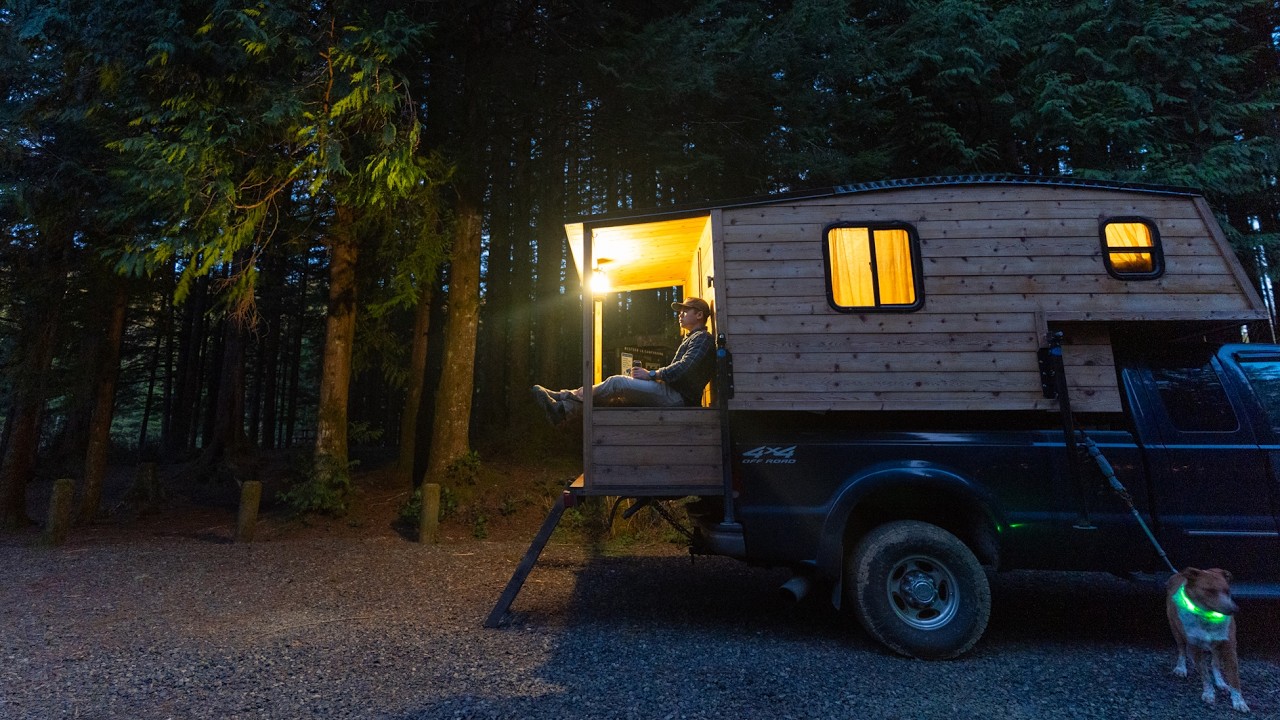 It's Been a Strange Winter | Alone Overnight in my Cozy Truck Cabin