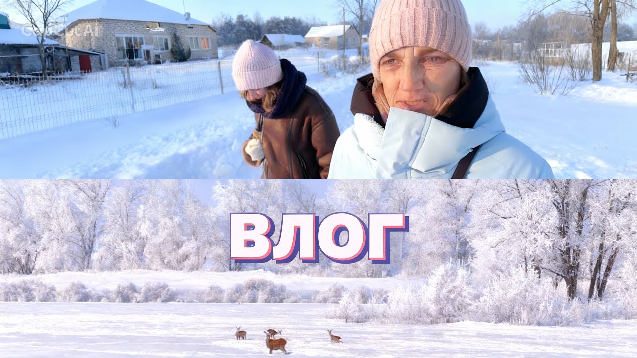 ВЛОГ 💥СТАДО КОСУЛЬ🦌 НОВОГОДНЯЯ ЁЛКА 🎄 