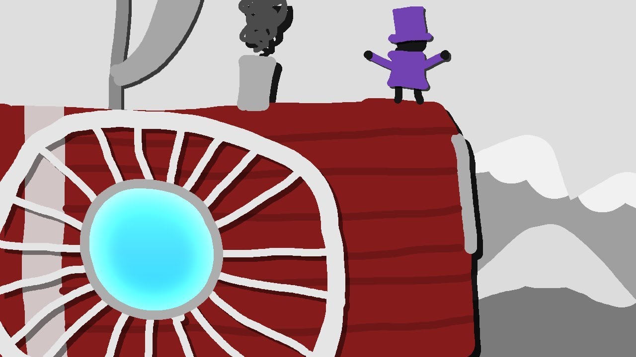Zombey fährt mit einem komischen Zug. (FAR: Lone Sails #1)
