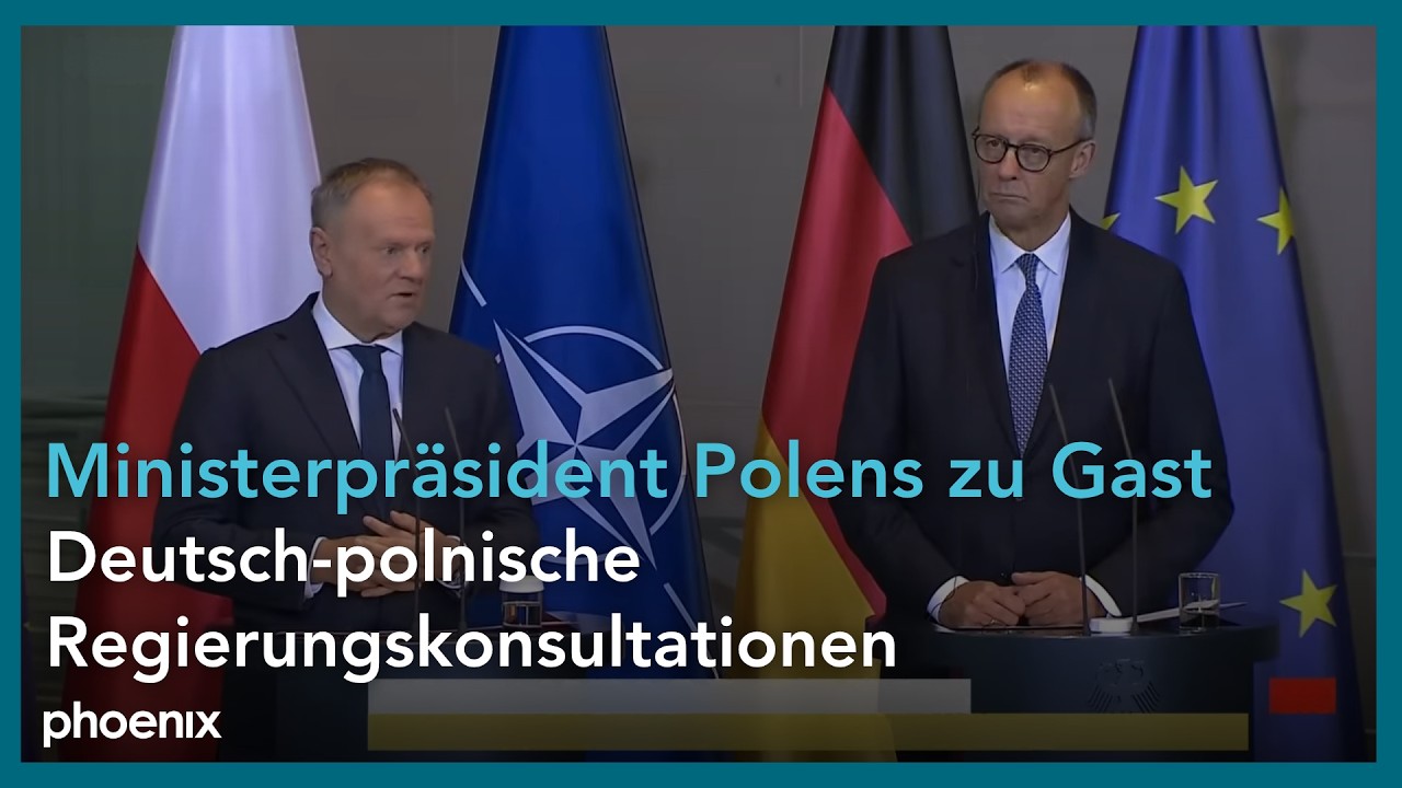 Deutsch-polnische Regierungskonsultationen: Pressekonferenz mit Merz und Donald Tusk | 01.12.2025